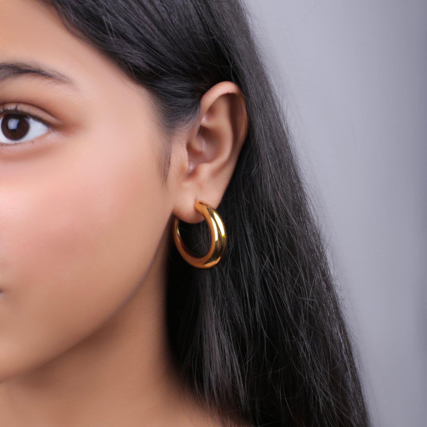 CELESTIAL CRESCENT HOOPS