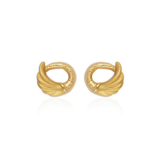 SWAN SWIRL STUDS