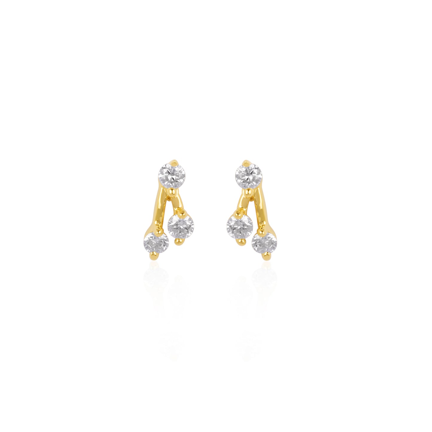 THREE WISHES DIAMOND STUDS