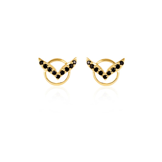 GOLDEN SNITCH STUDS