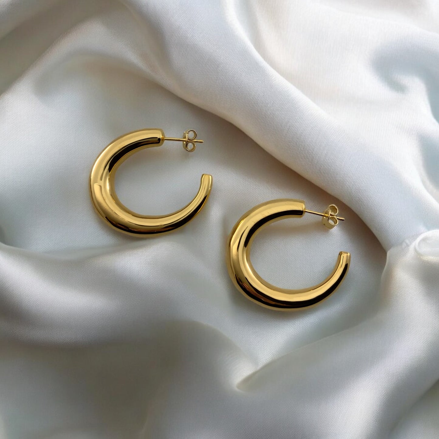 CELESTIAL CRESCENT HOOPS