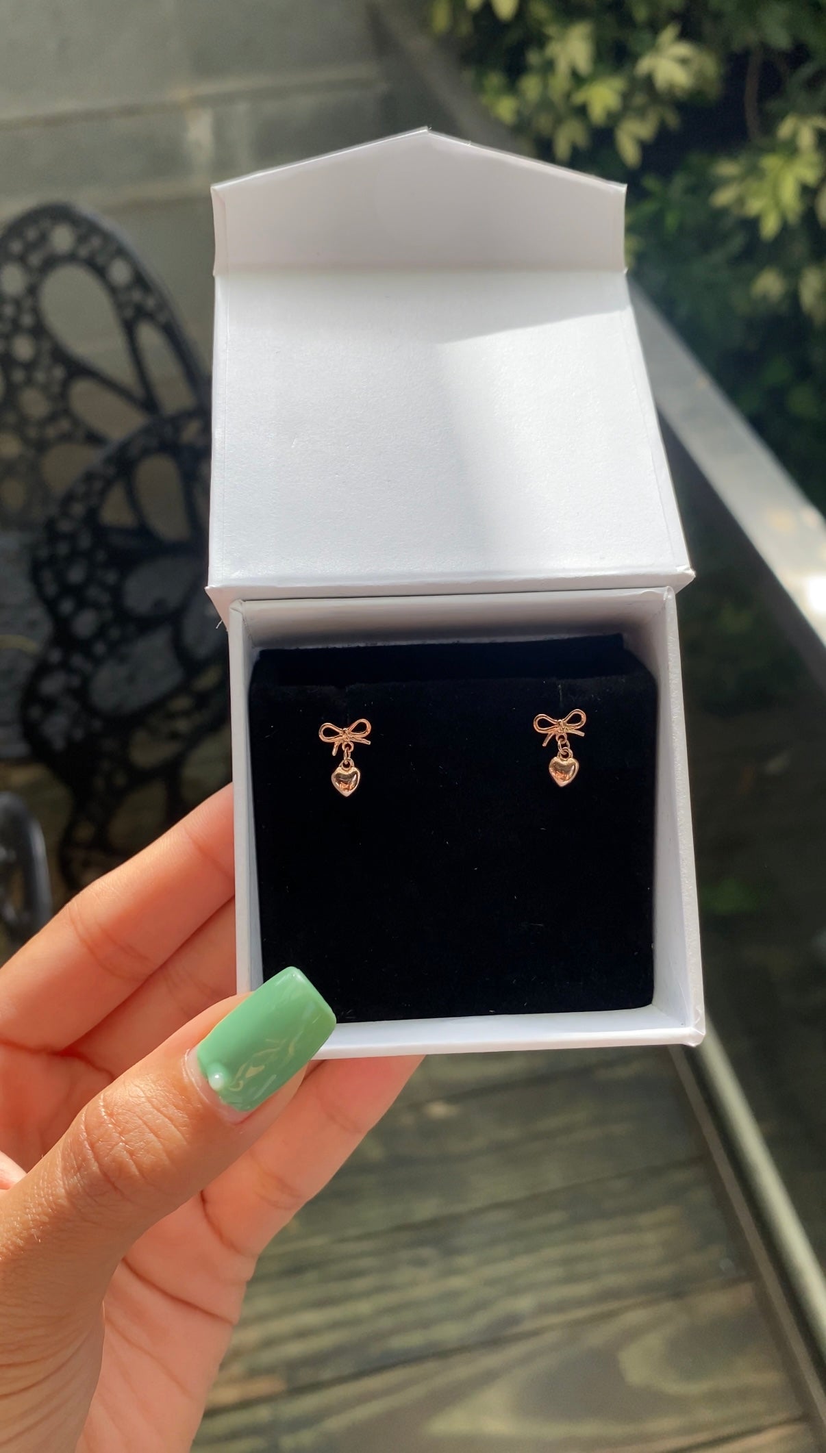 CLASSIC BOW & HEART STUDS