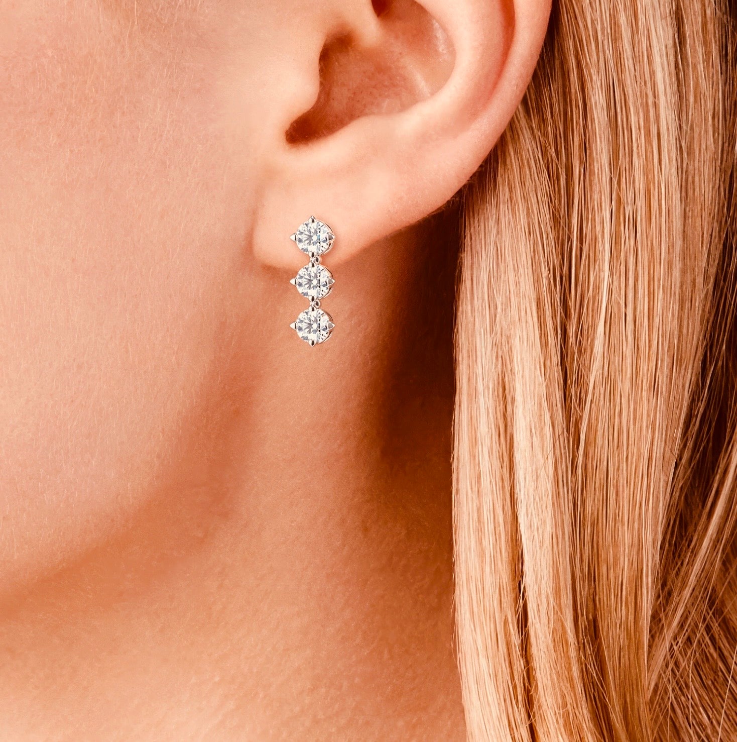 Three Wishes Drop earrings