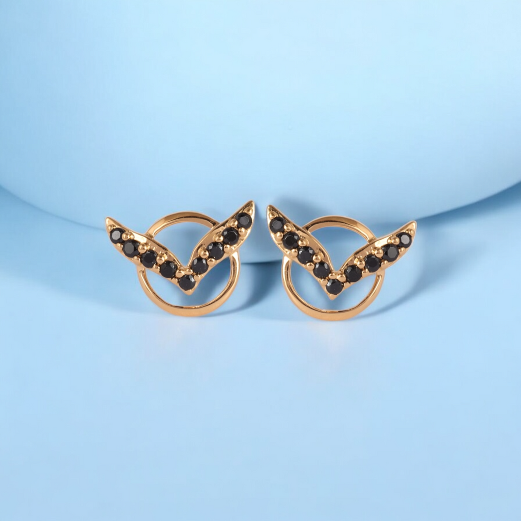 GOLDEN SNITCH STUDS
