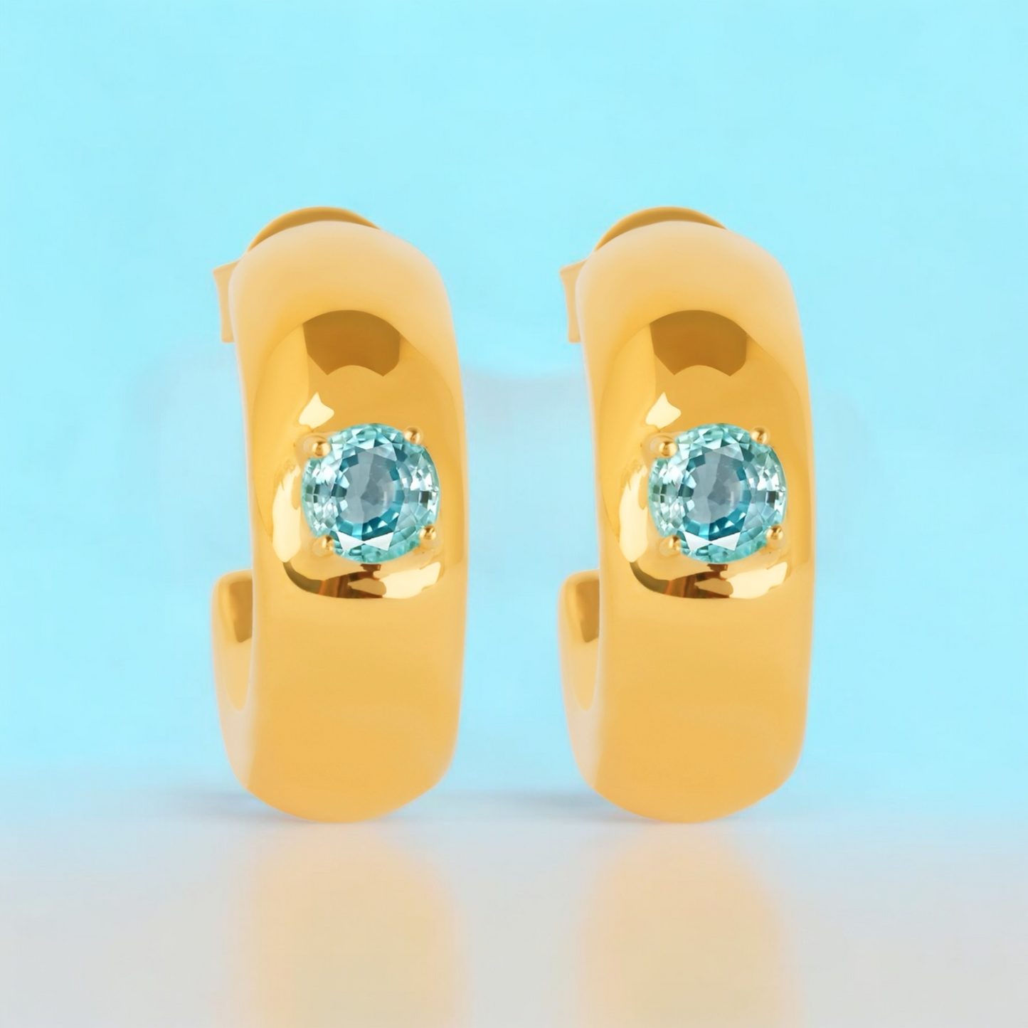 AQUA JEWEL EARRINGS