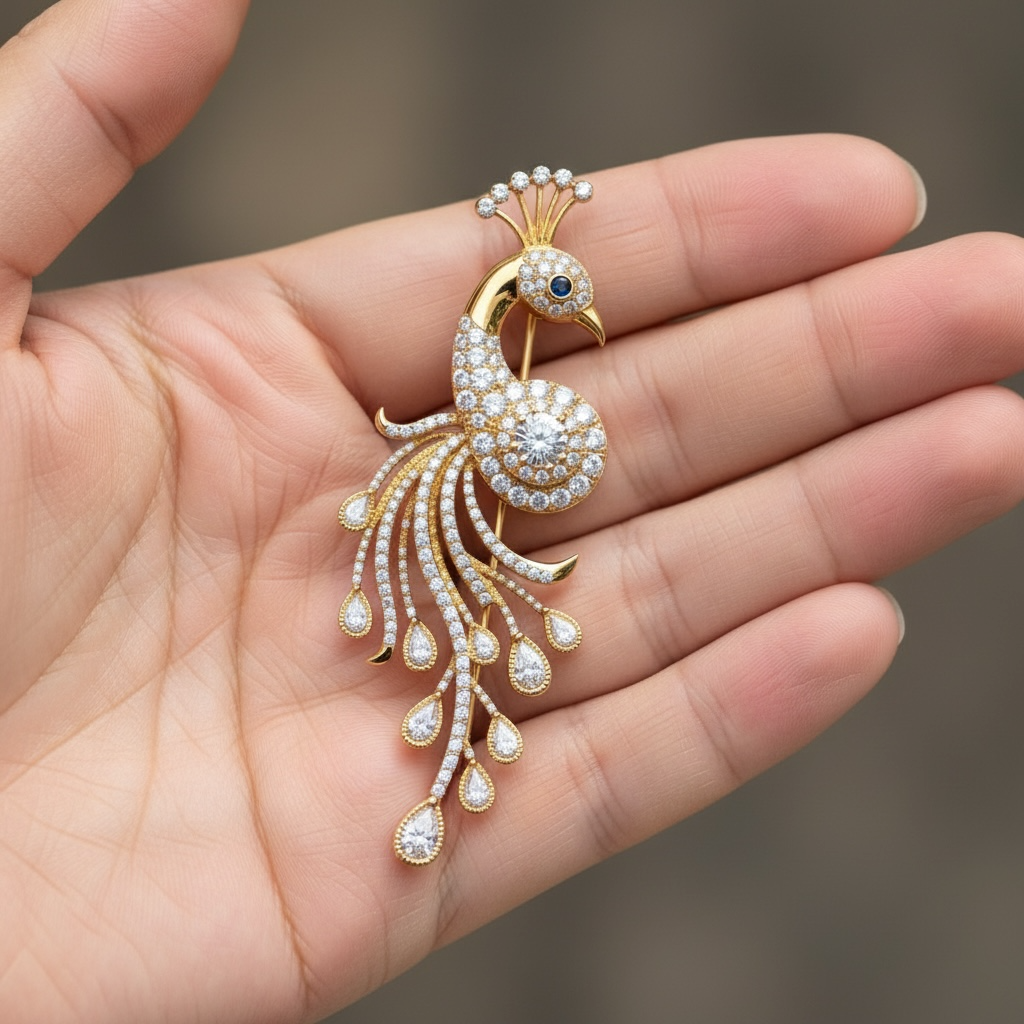 The Pavo Imperial brooch