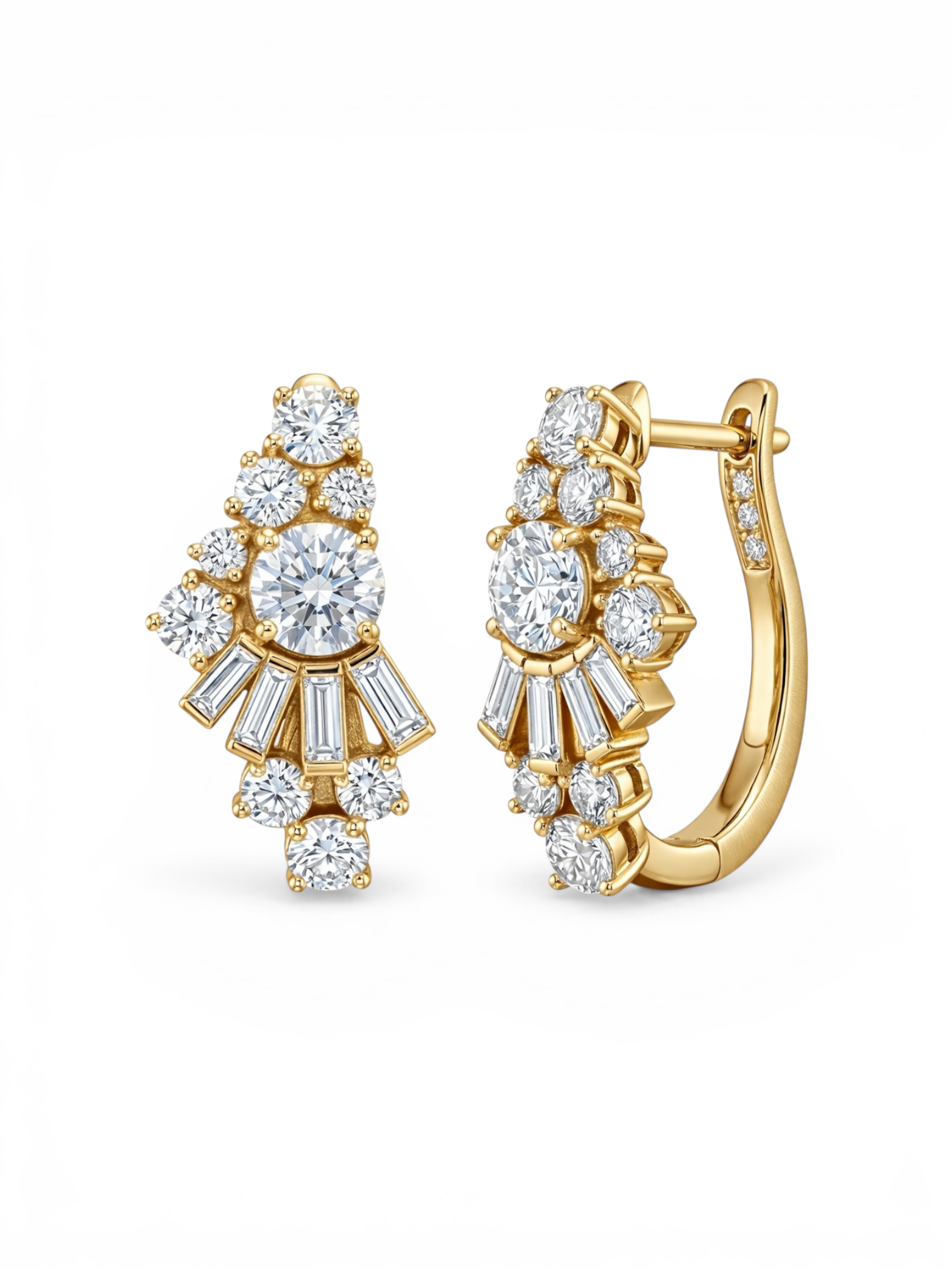 The Grand Deco hoop earrings
