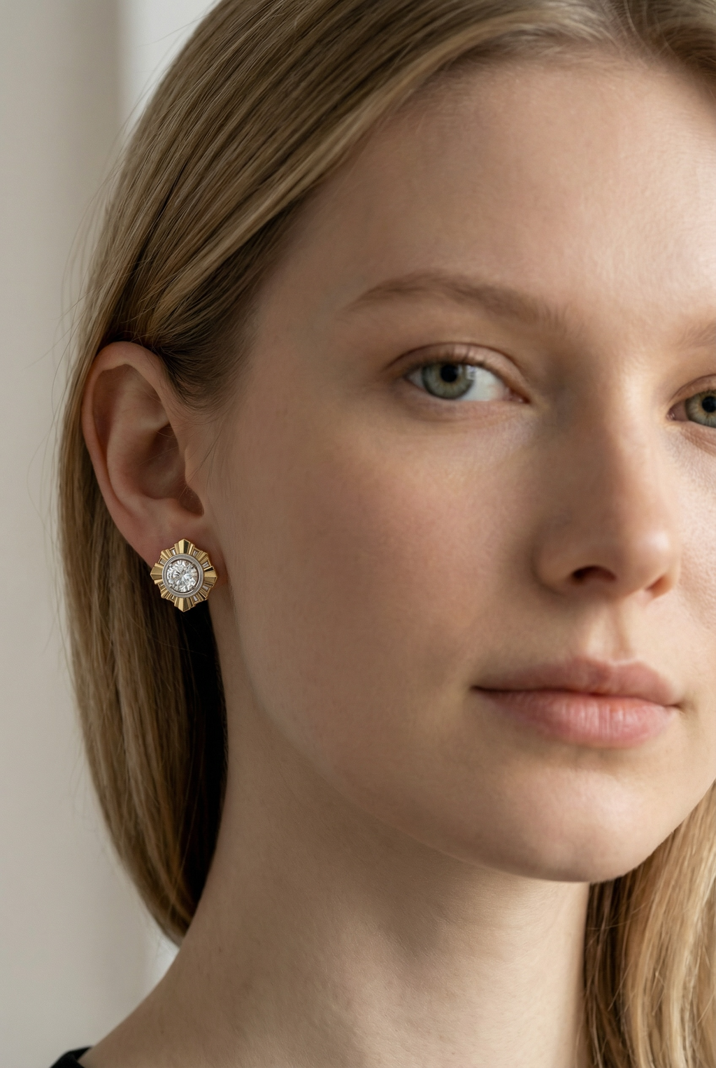 The Deco Sunburst earrings