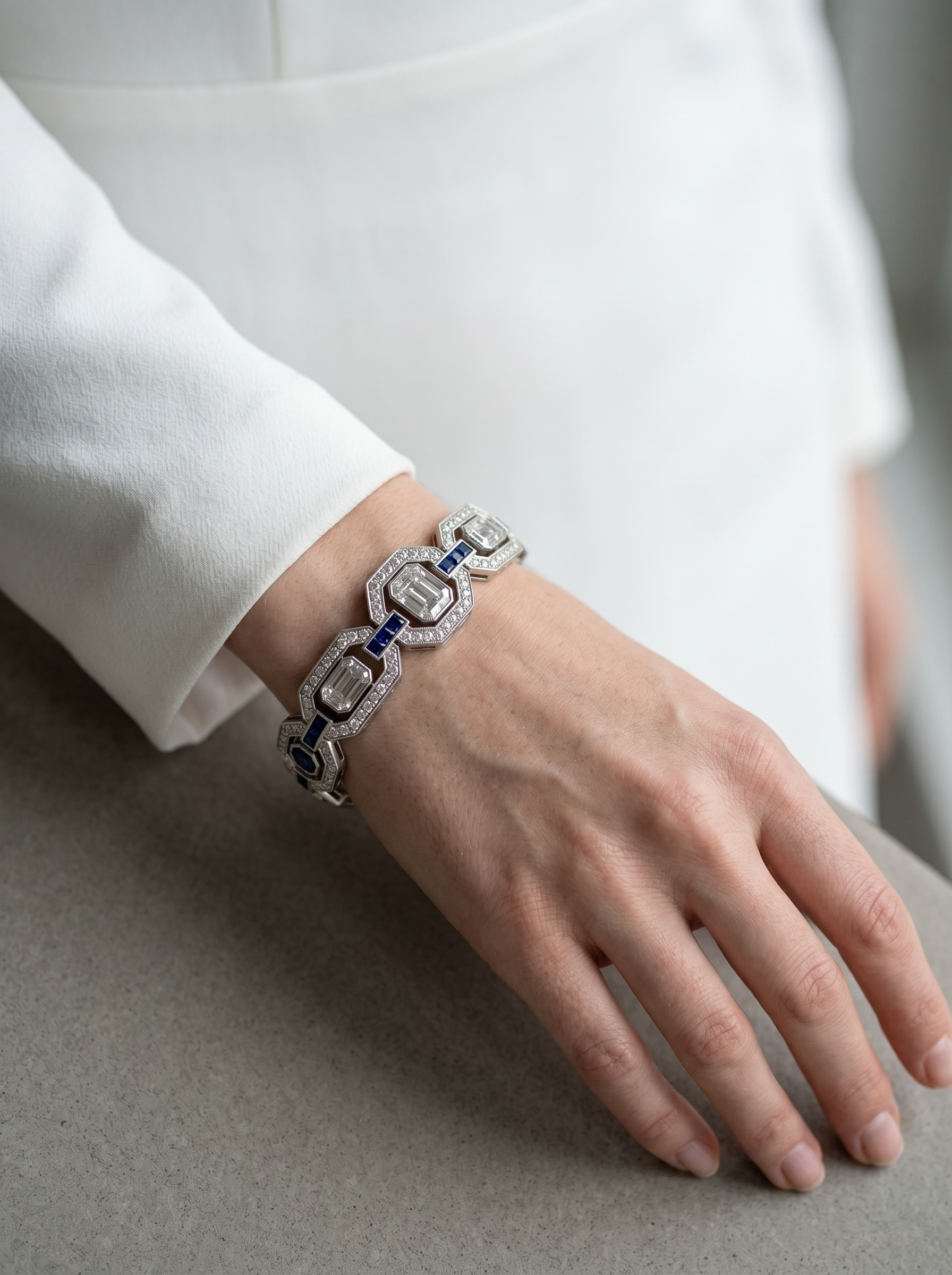 The Midnight Deco bracelet