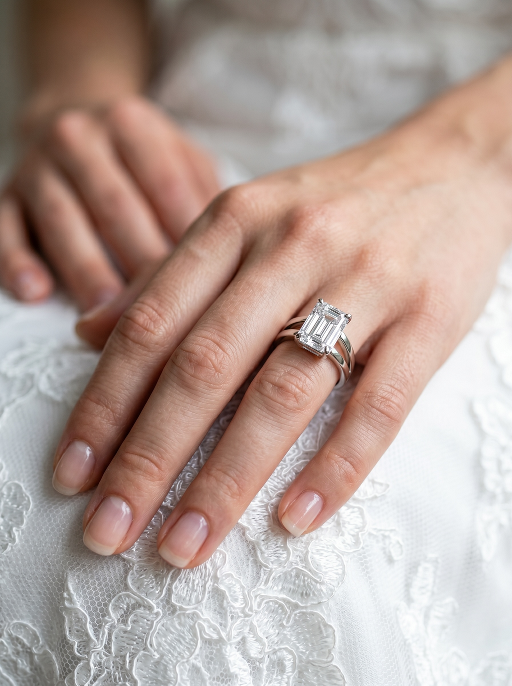 Classic Emerald Cut Solitaire ring