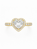 Heart Halo ring