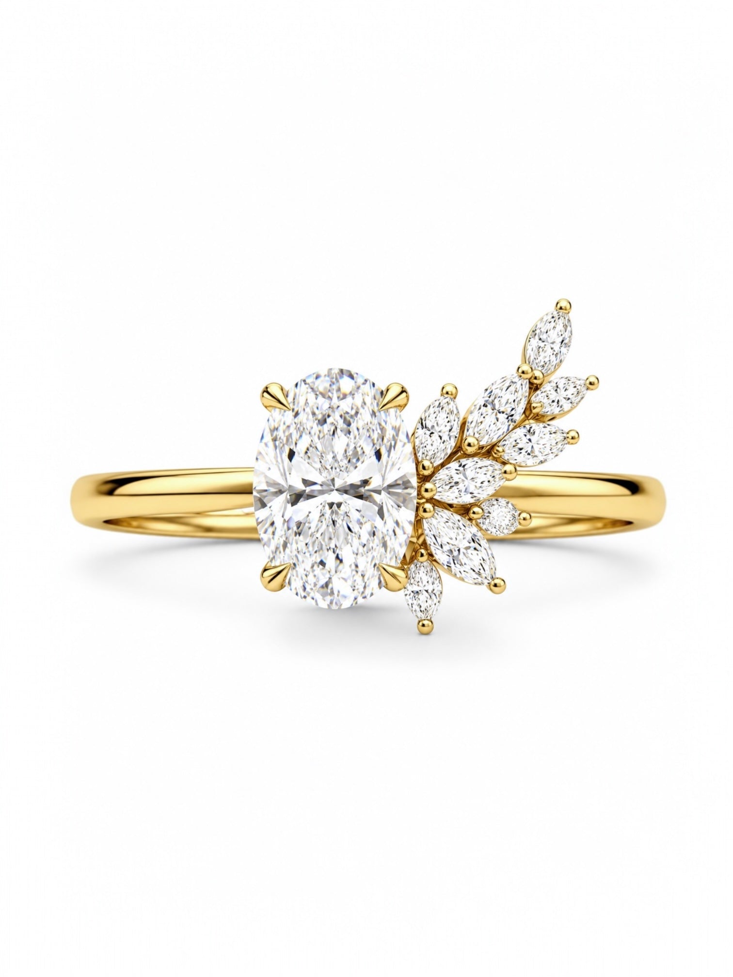 The Flora Solitaire ring