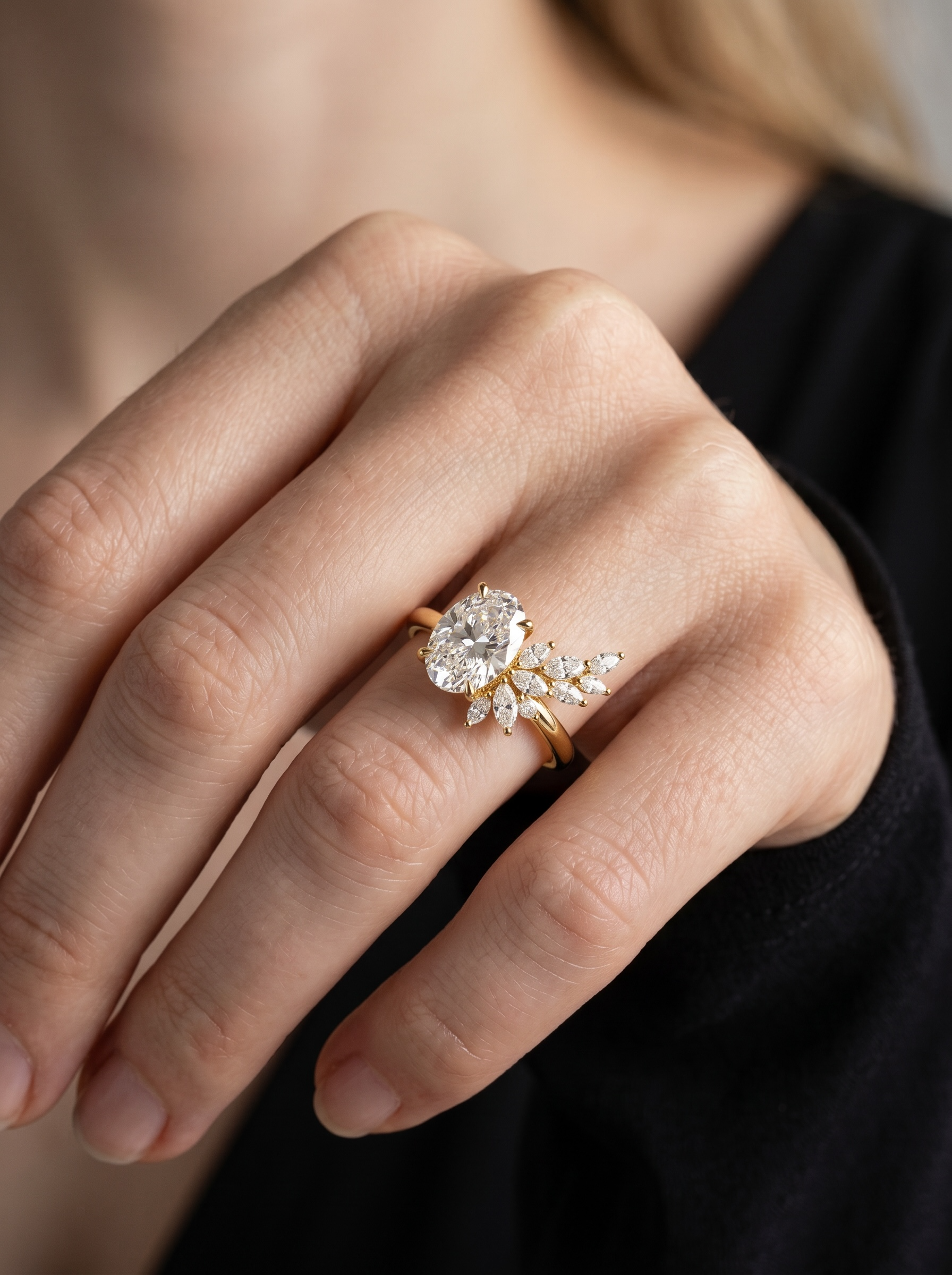 The Flora Solitaire ring