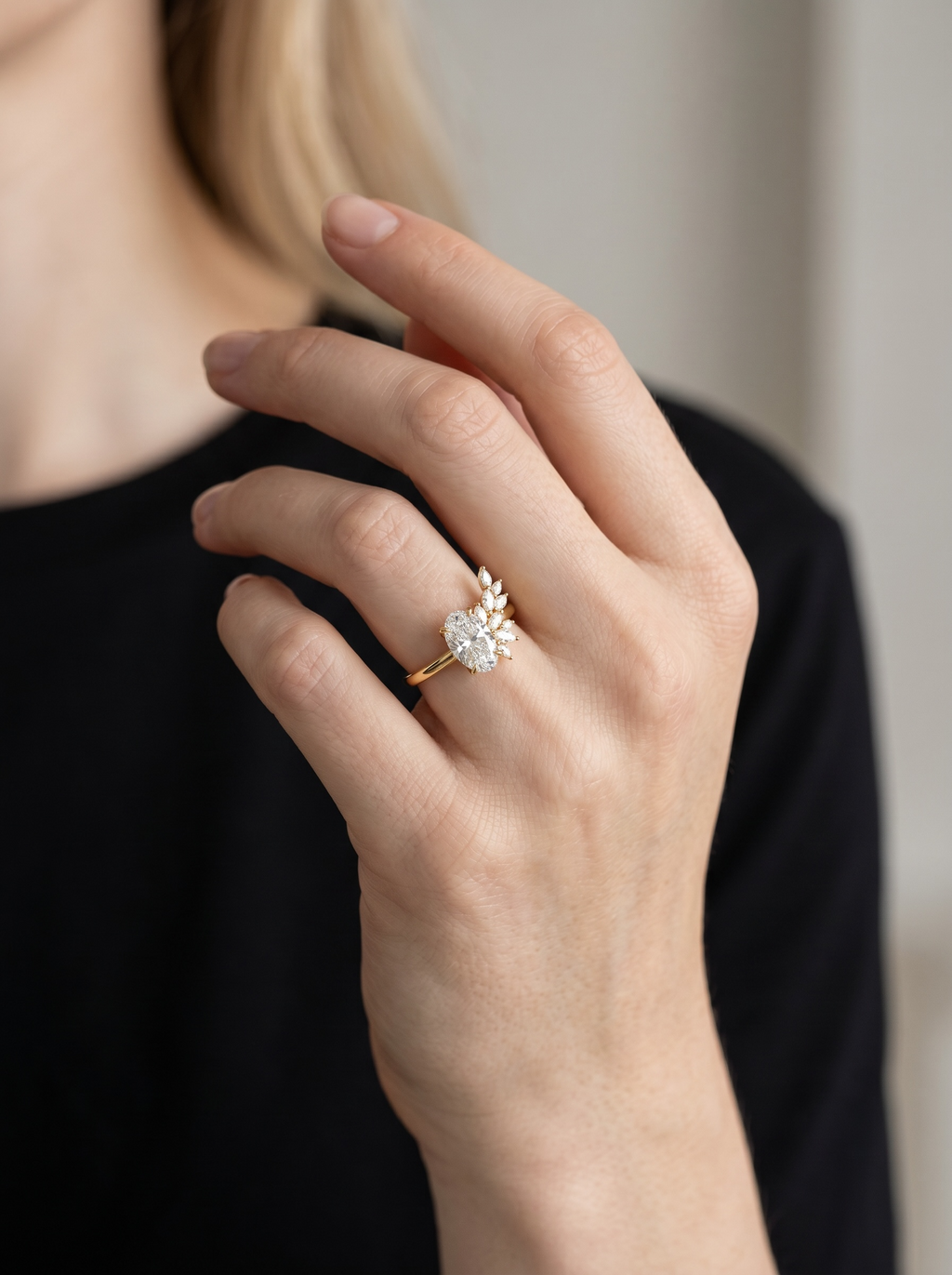 The Flora Solitaire ring