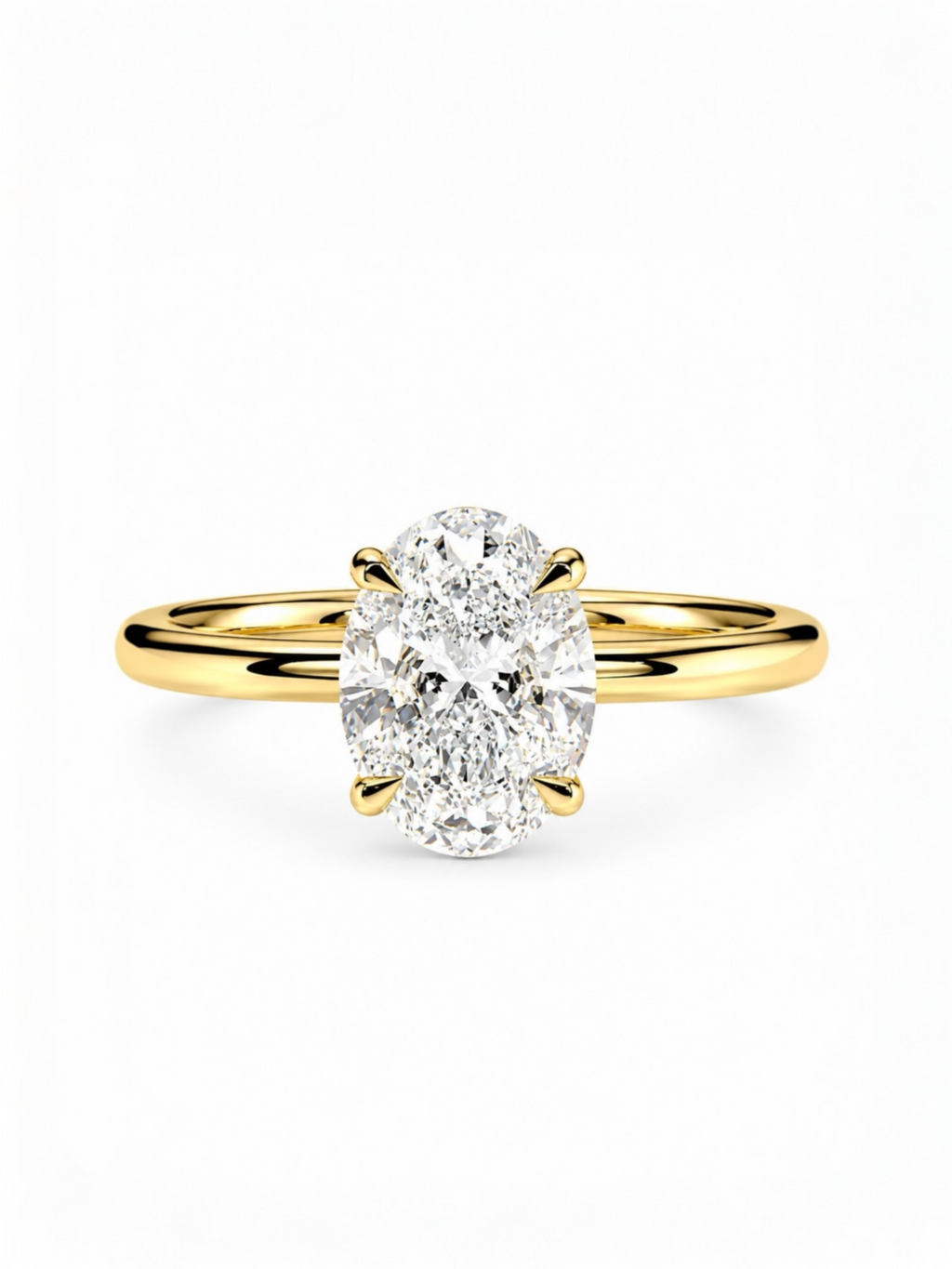 Classic Oval Solitaire ring