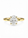 Classic Oval Solitaire ring
