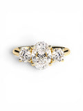 Trinity Oval Solitaire ring