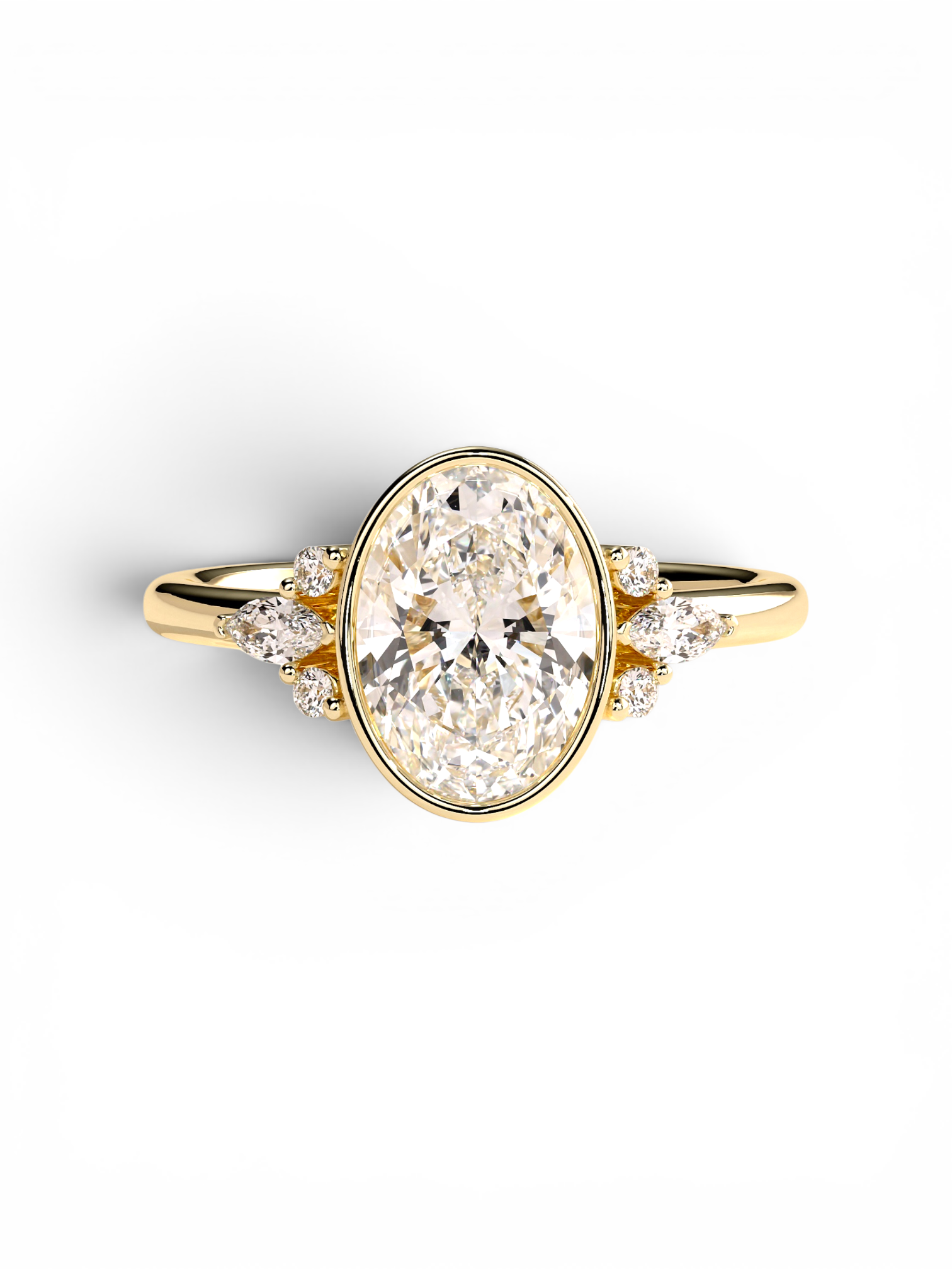 Aurelia Oval Bezel ring