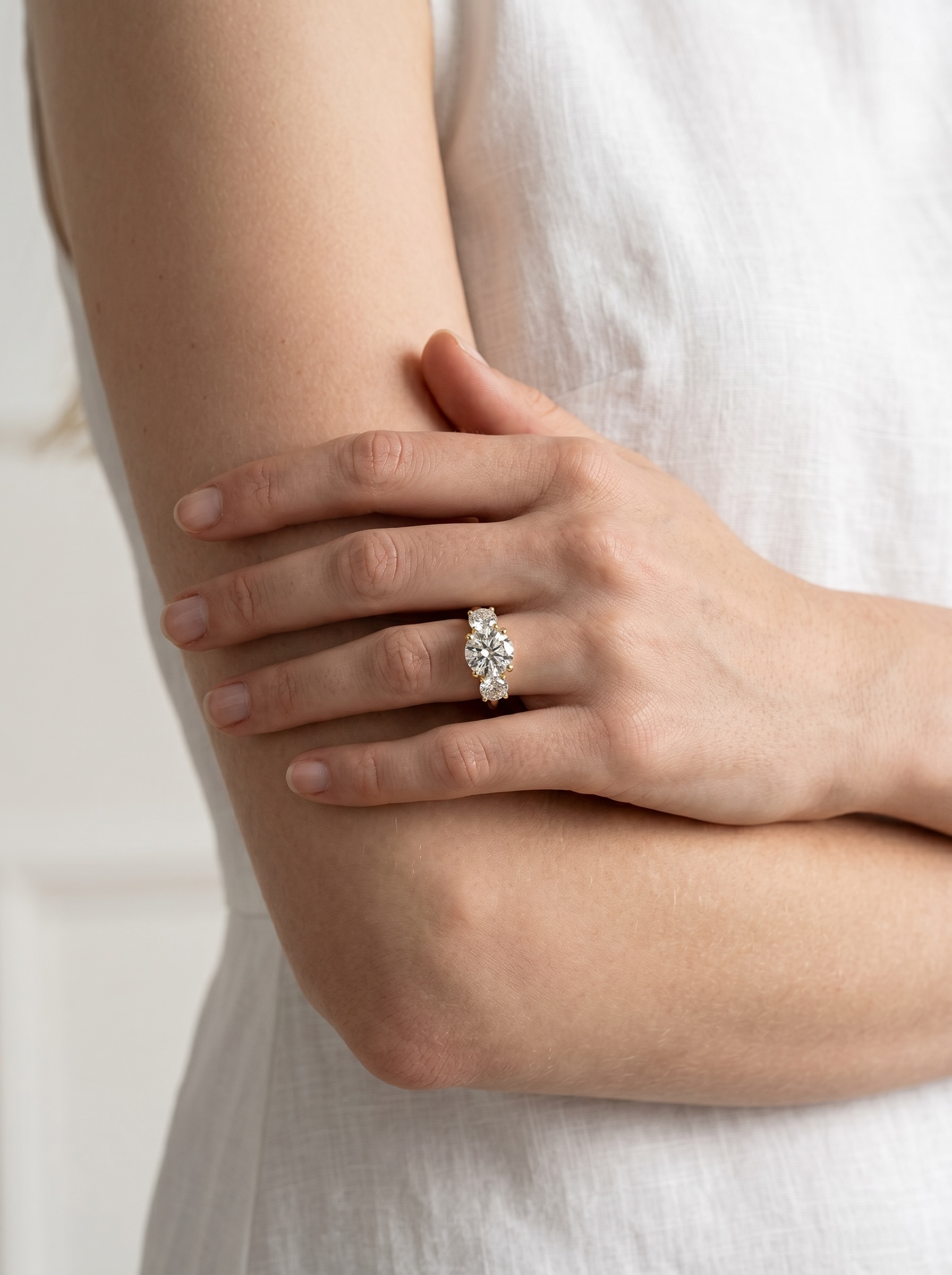 Three Wishes Solitaire ring
