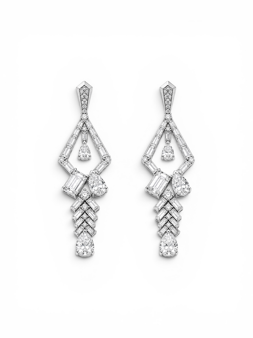 The Geometric Chandelier earrings