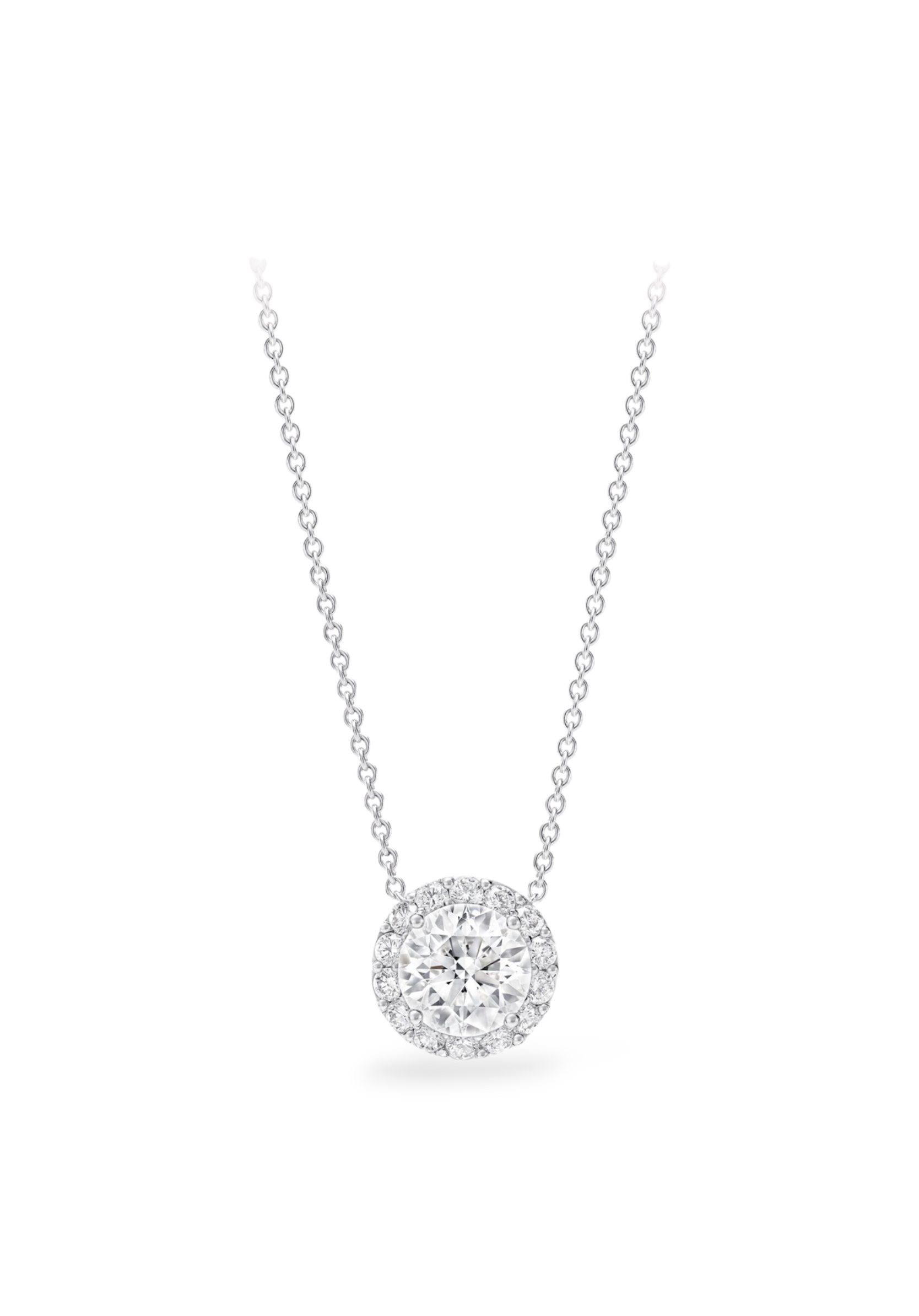 Classic Round Halo pendant