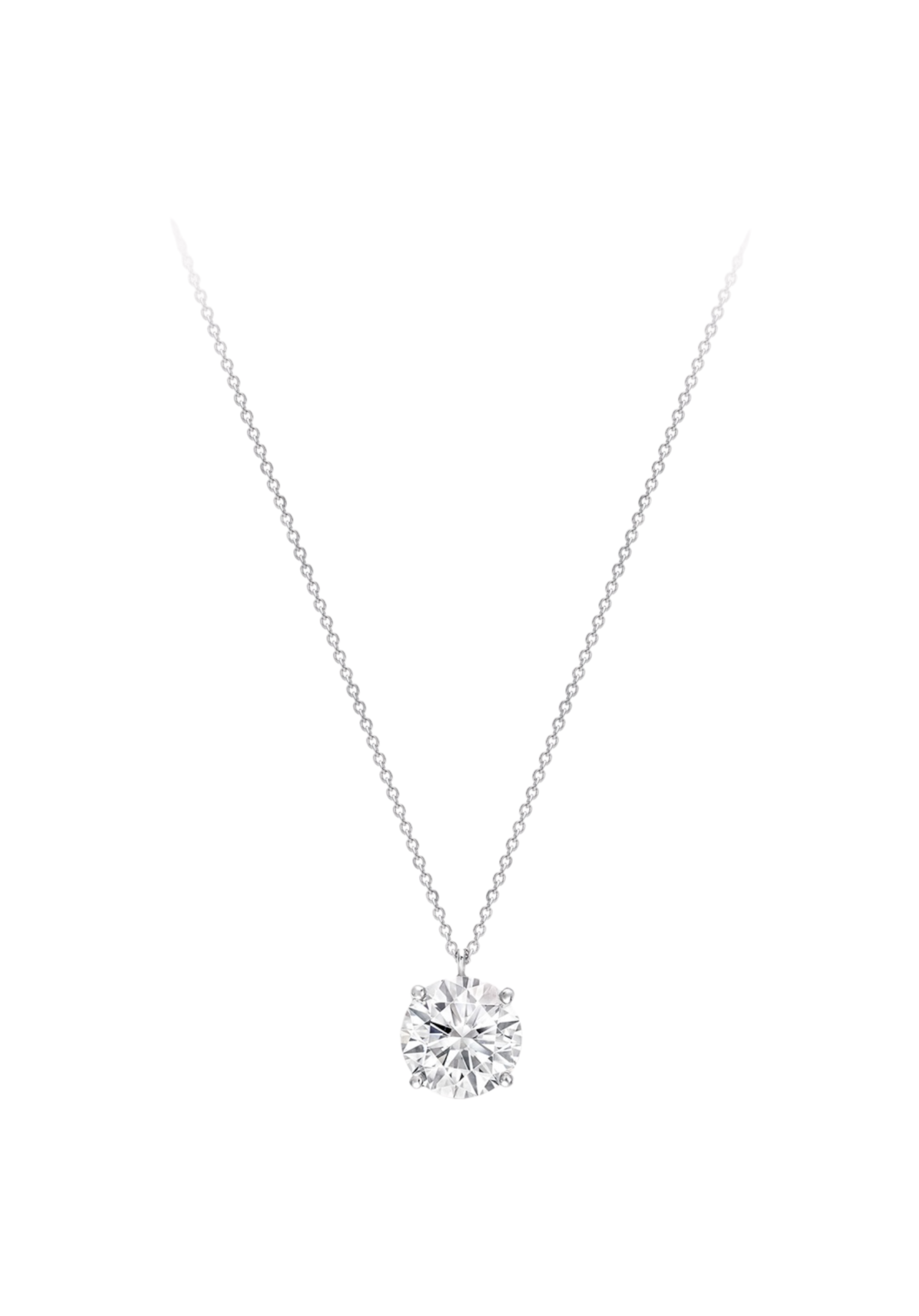 Round Brilliant Solitaire pendant