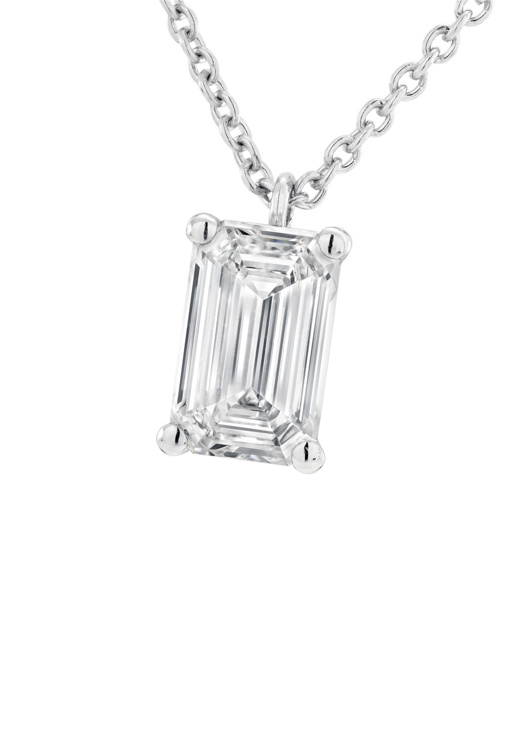 Emerald Solitaire pendant