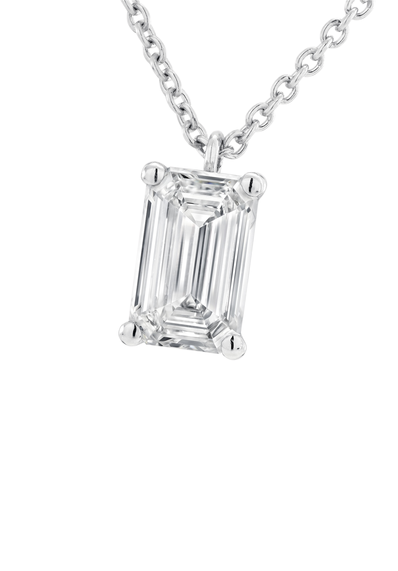 Emerald Solitaire pendant