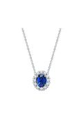 The Royal Velvet oval pendant