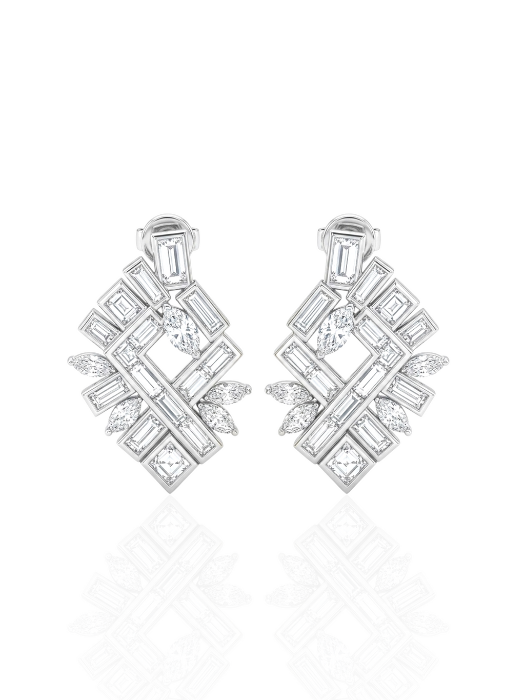 The Ritz Deco Drop earrings