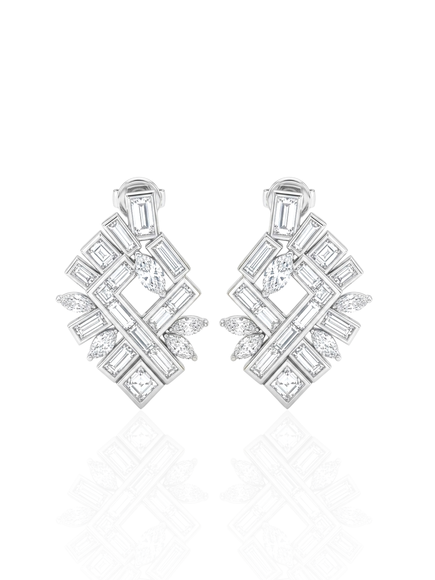 The Ritz Deco Drop earrings