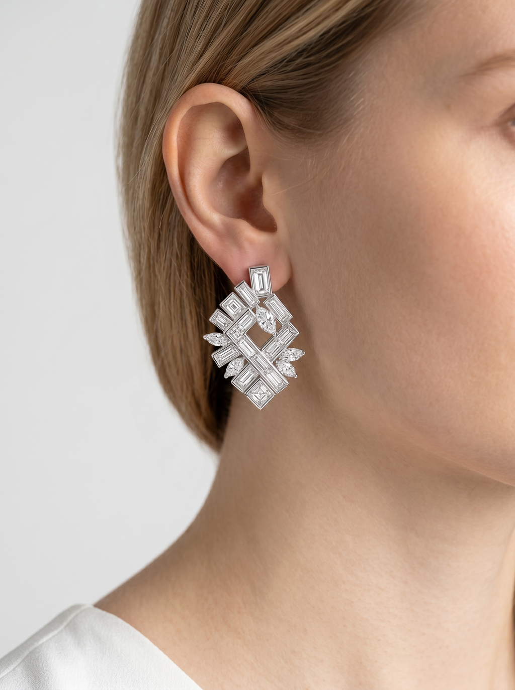 The Ritz Deco Drop earrings