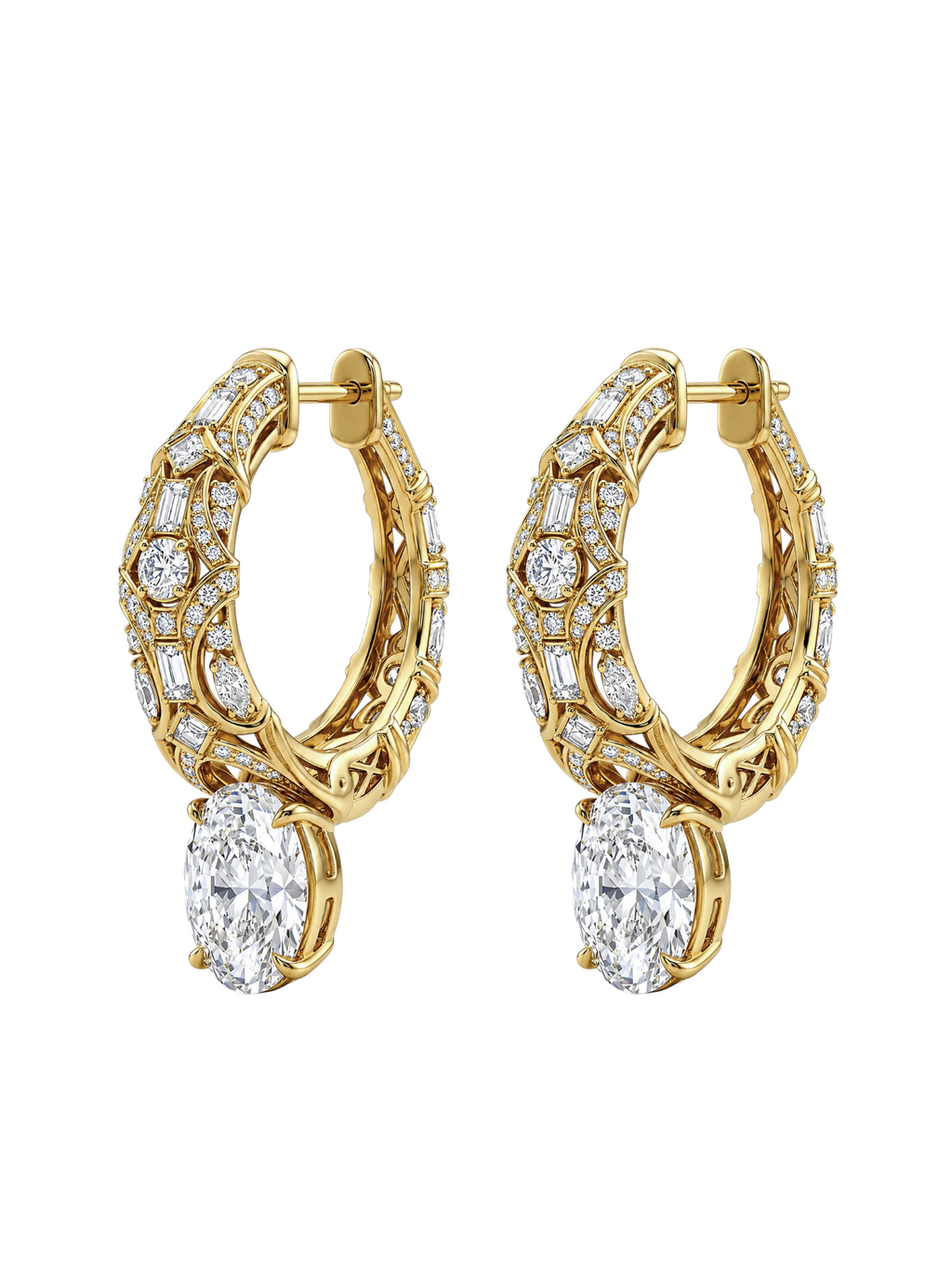 Empress Filigree Hoop earrings