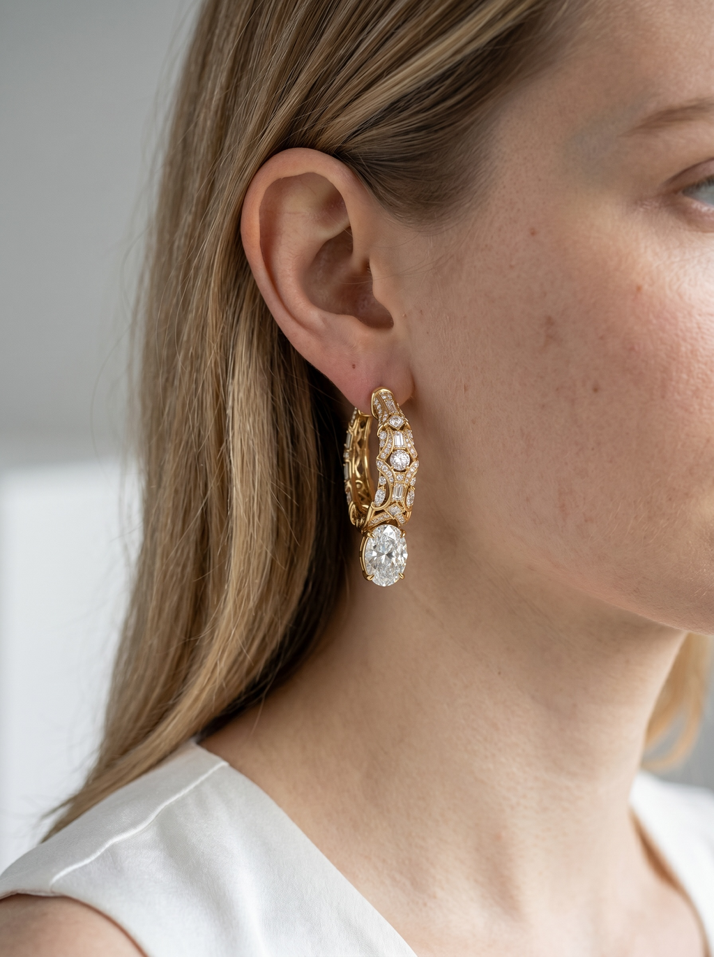 Empress Filigree Hoop earrings