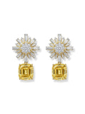 Yellow Diamond Drop earrings