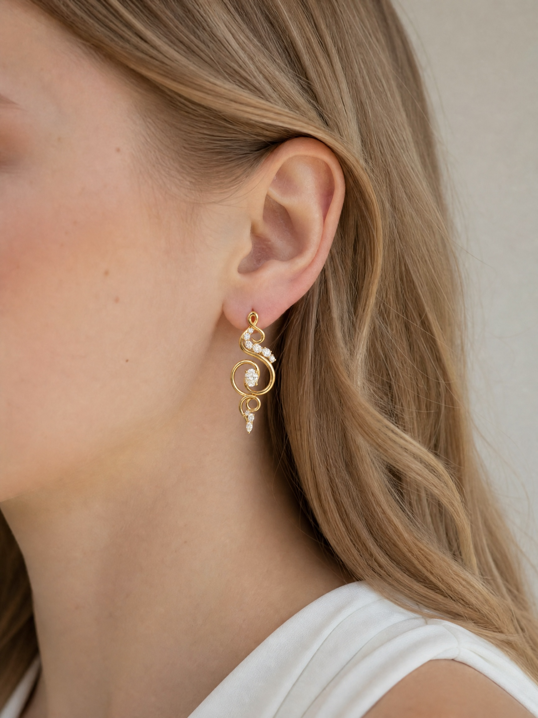 The Symphony Drop earrings