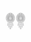 Sunburst Chandelier Drop earrings