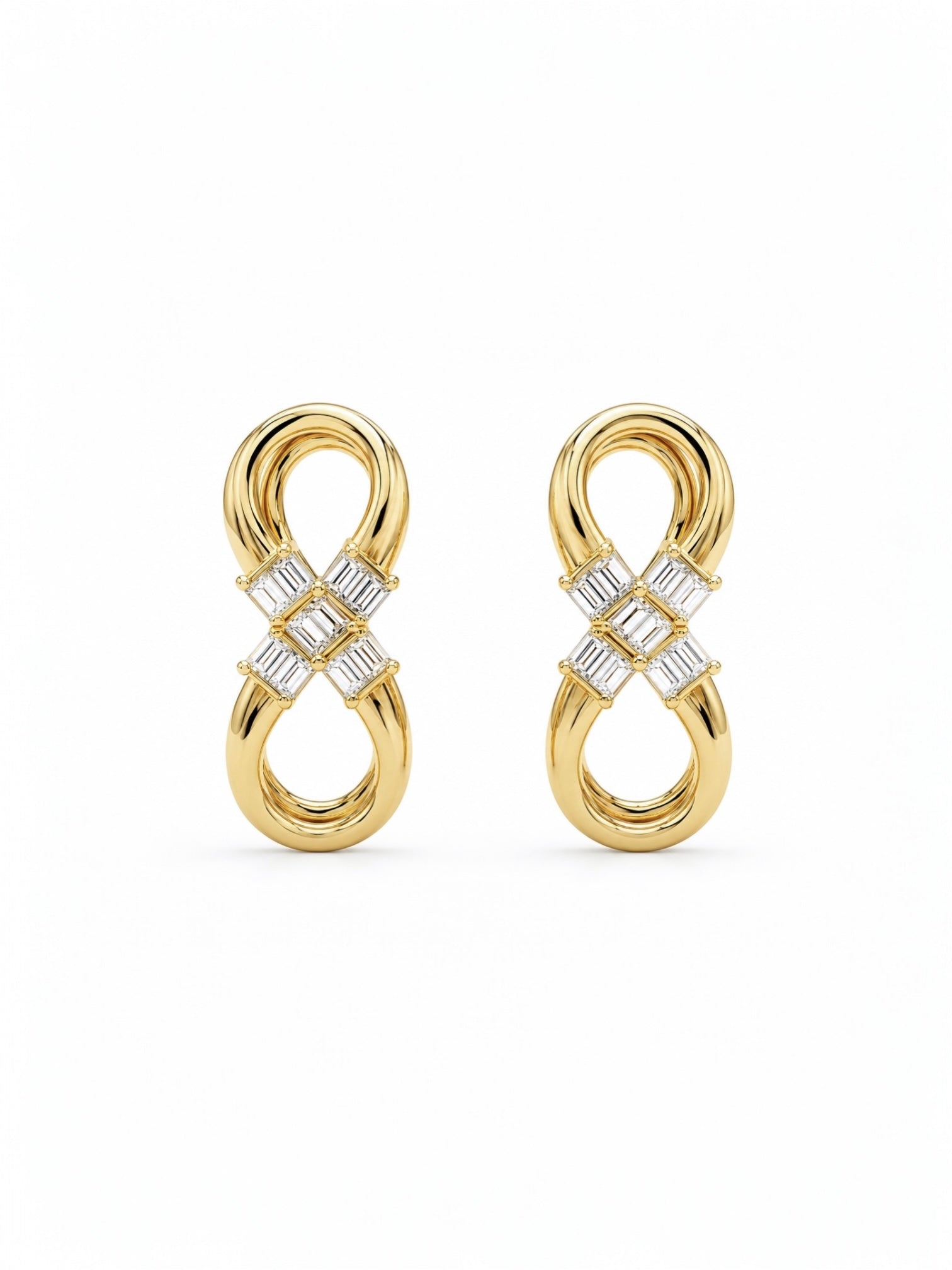 Eternal Ribbon earrings