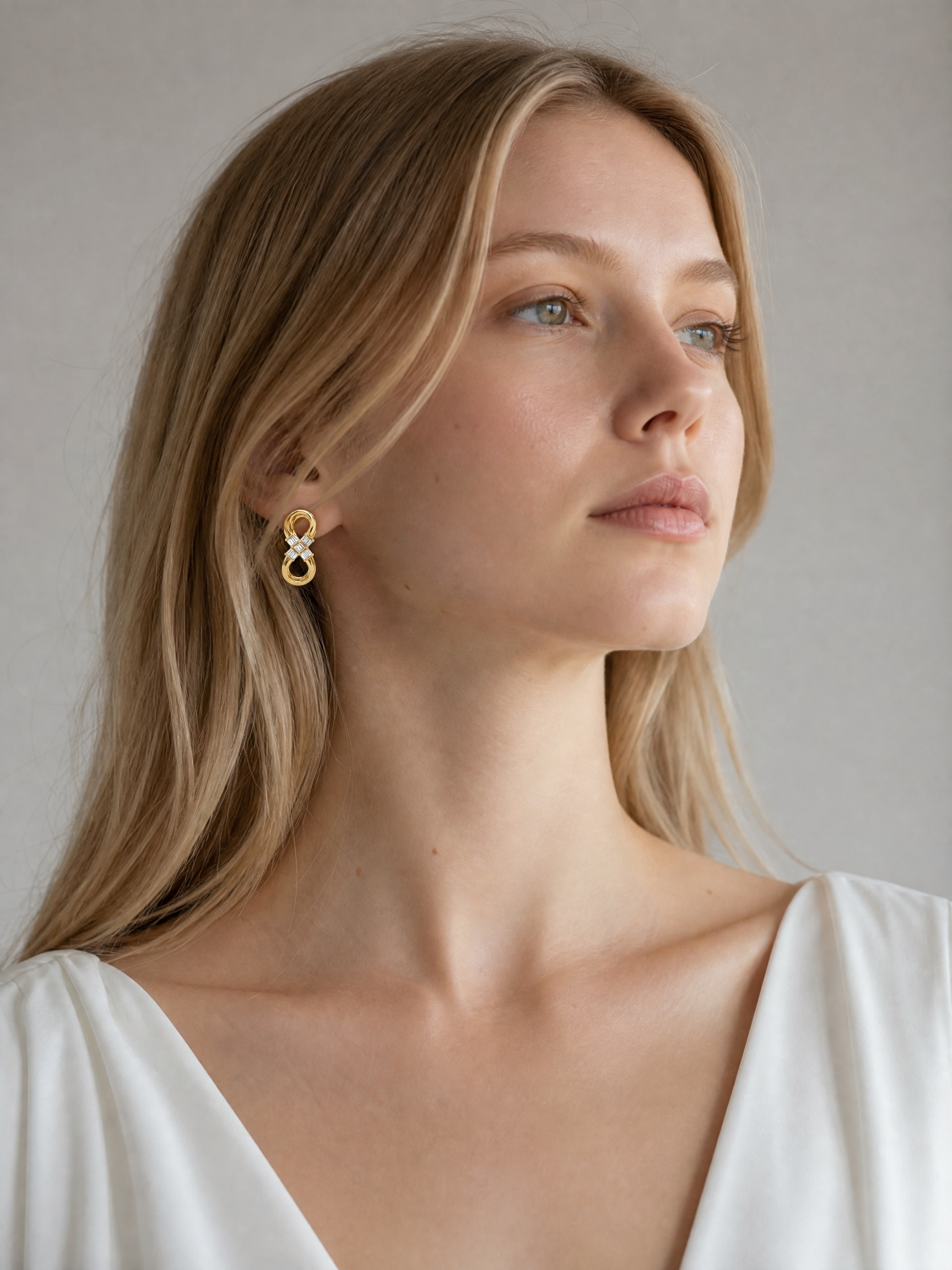 Eternal Ribbon earrings