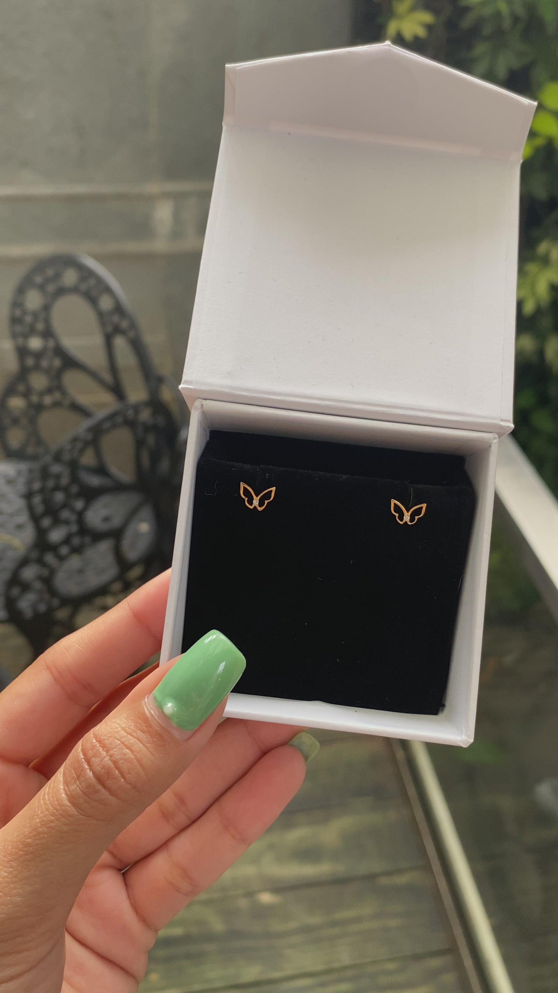 BUTTERFLY BLISS DIAMOND STUDS
