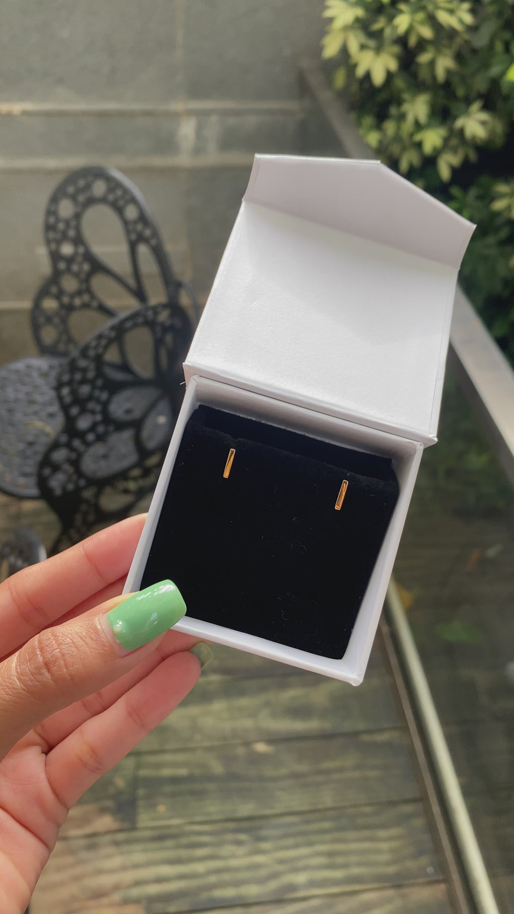 GOLD BAR STUDS