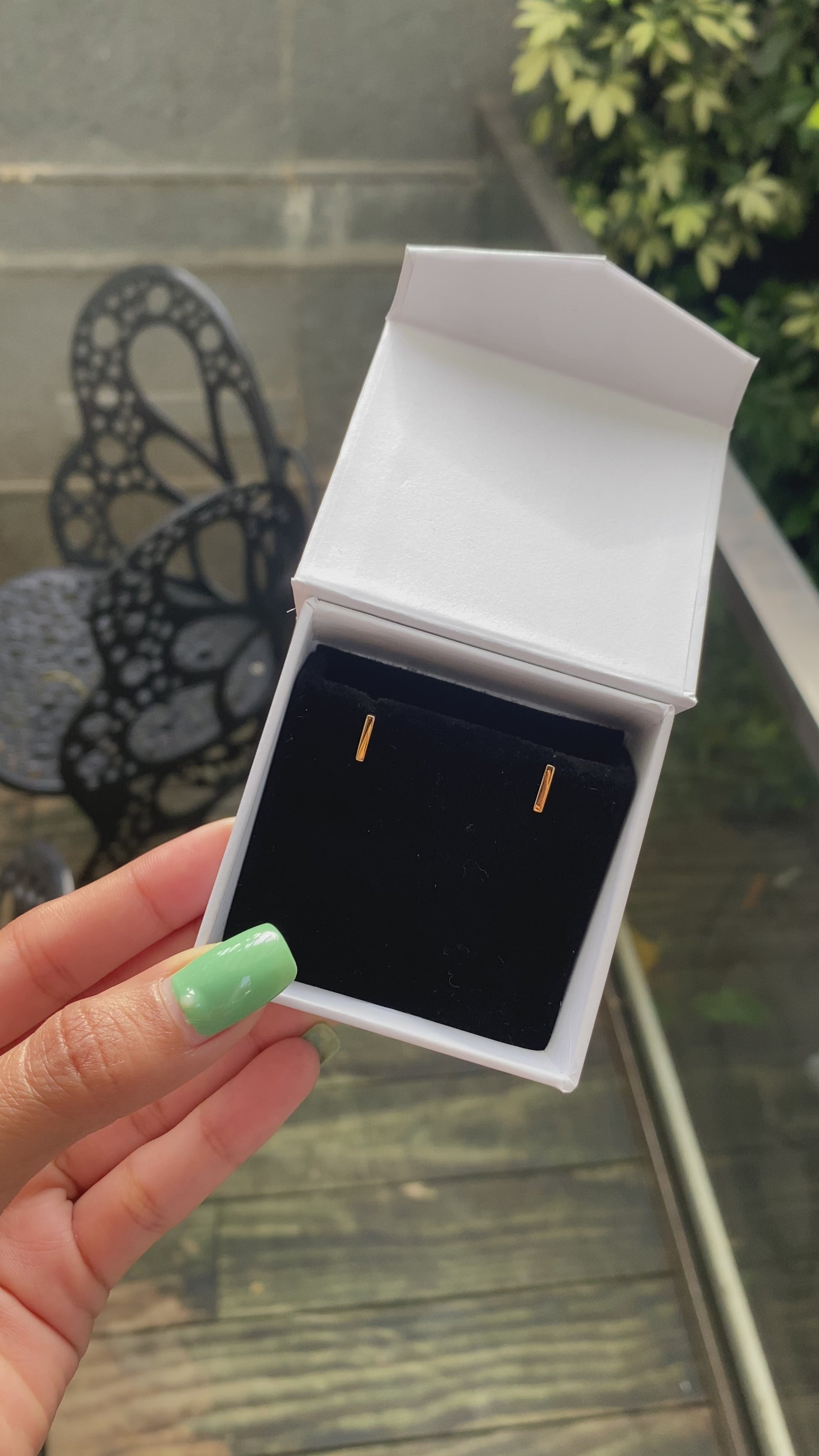 GOLD BAR STUDS